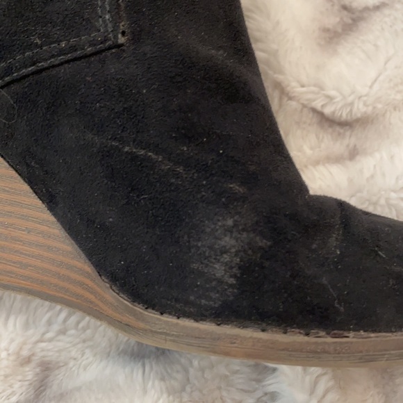 Black Velvet Booties - Picture 4 of 5